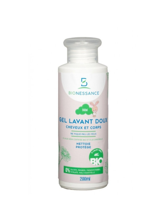 BIONAISSANCE GEL LAVANT CHEVEUX & CORPS 200ML