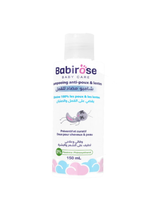 BABIROSE SHAMPOOING ANTI POUX ET LENTES 150ML