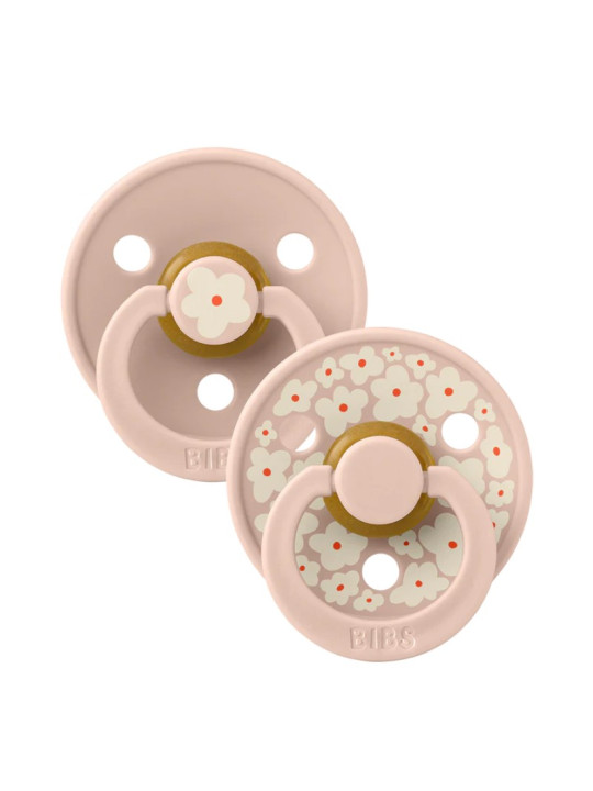 BIBS NATURAL RUBBER Lot de 2 Taille 2 (6+ mois)