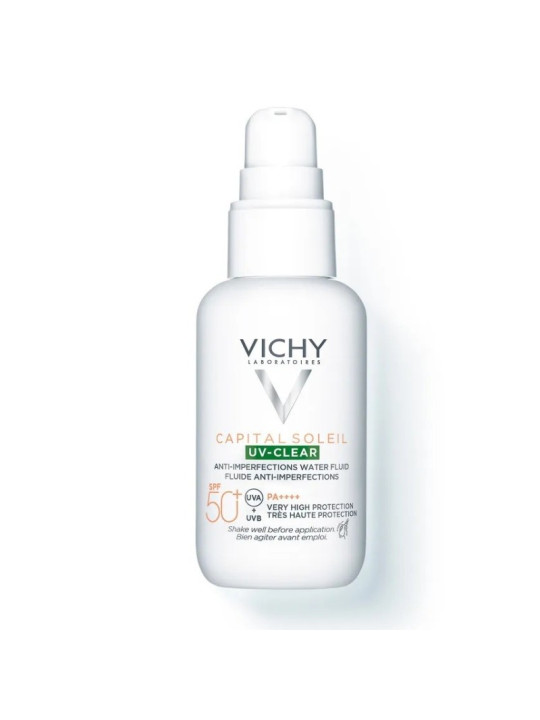 VICHY UV-CLEAR ECRAN FLUIDE ANTI-IMPERFECT P/G SPF50+ 40ML