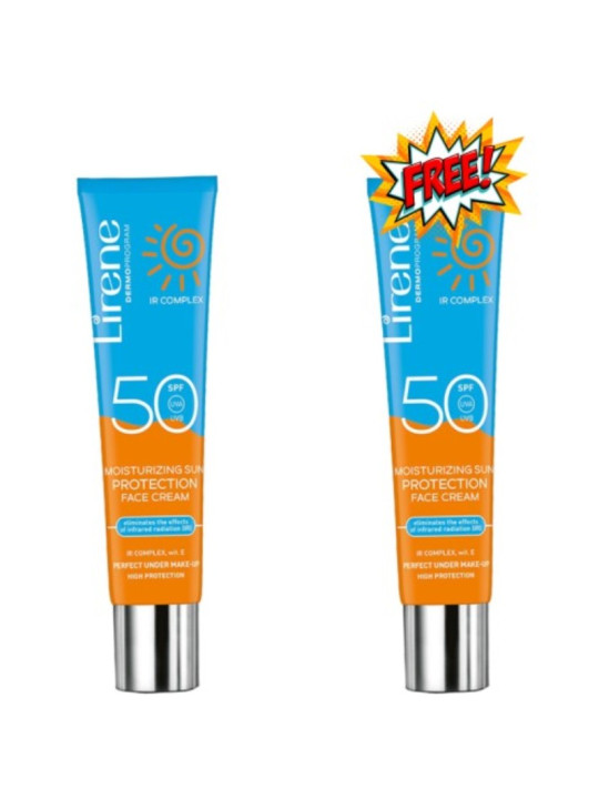 LIRENE  50+ creme solaire 40 ml  + 1 gratuit
