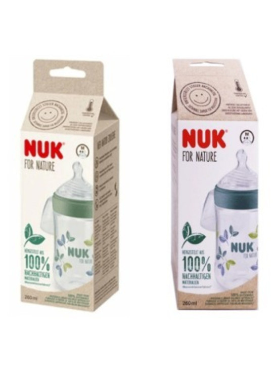 NUK NATURE SENSE PLASTIQUE FOR NATURE 0+ 260ml
