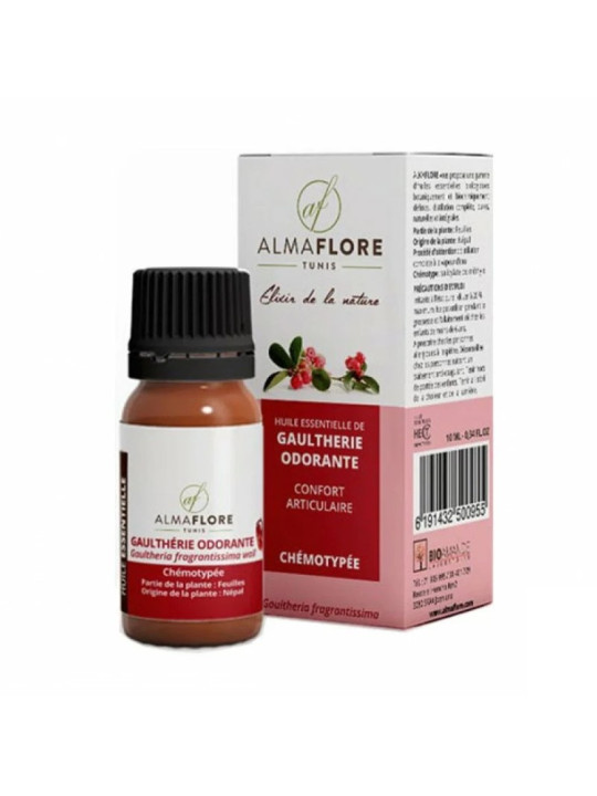 ALMAFLORE huile essentielle de gaultherie odorante 10 ml