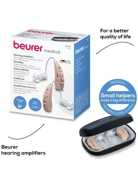 AMPLIFICATEUR AUDITIF HA 55 (PAIRE) BEURER