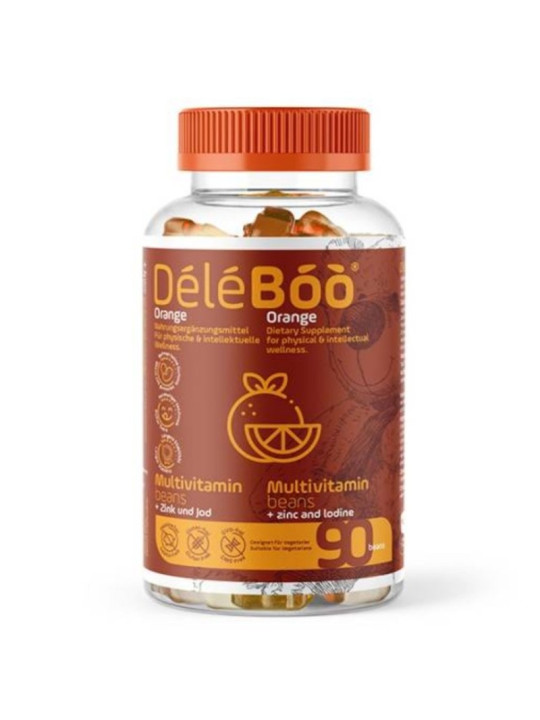 Deleboo Multivitamines Zinc+lodine Orange 90 Beans
