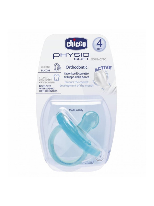 CHICCO SUCETTE PHY-SOFT VERT SIL4M+
