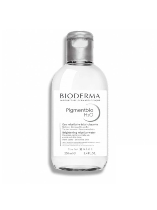 BIODERMA pigmentbio h2o eau micellaire eclair p/sens 250ml