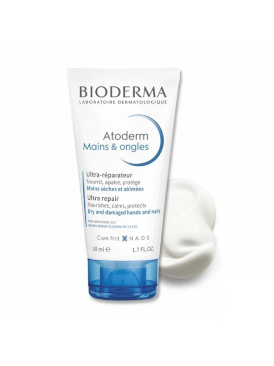 BIODERMA ATODERM CREME MAINS ET ONGLES 50ML