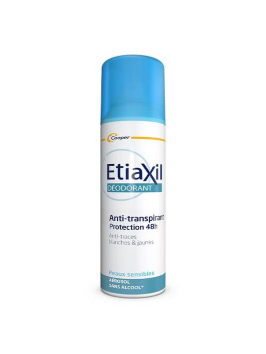 ETIAXIL DEODORANT ANTI-TRANSPIRANT 48H PEAUX SENSIBLES AEROSOL 150ML