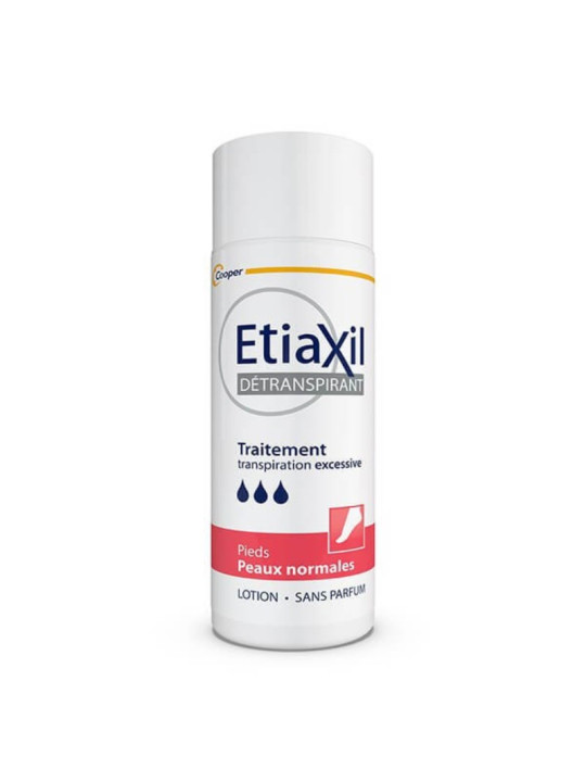 ETIAXIL DETRANSPIRANT LOTION SANS PARFUM PIEDS PEAUX NORMALES100ML