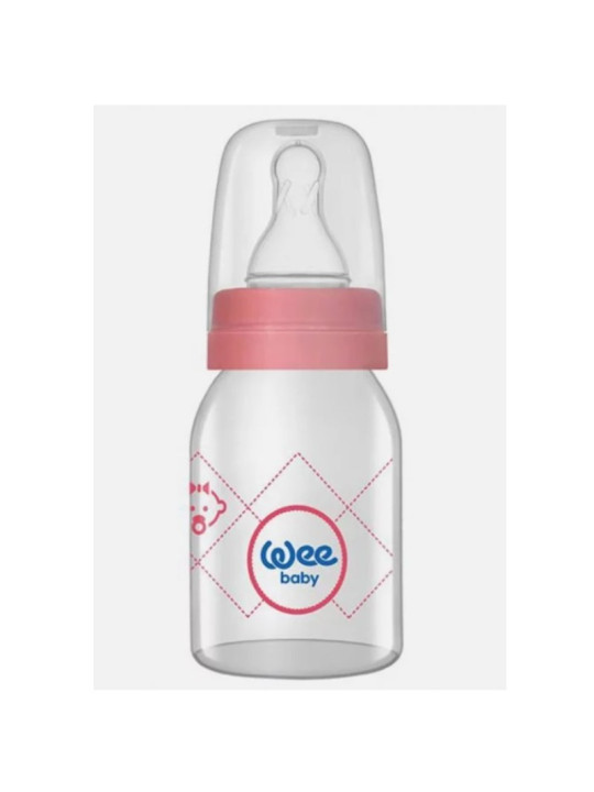 WEE BABY biberon en verre fille 125ml ref.877-f/G