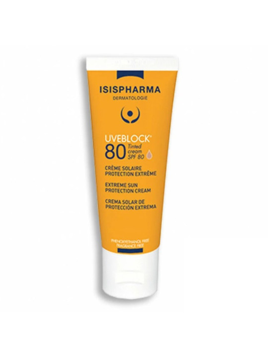 ISISPHARMA uveblock creme teintée spf80 40ml