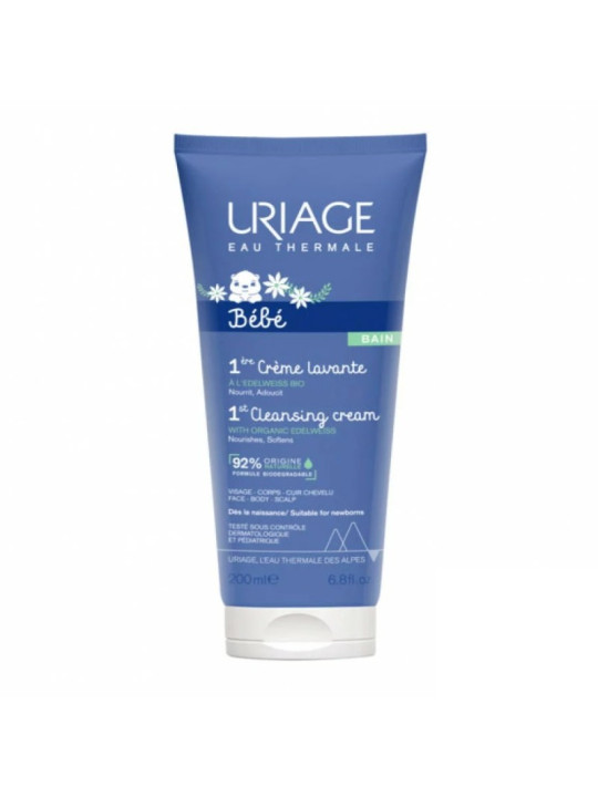 URIAGE bebe 1ère crème lavante surgras moussant 200ml