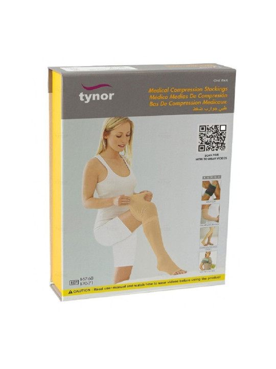 TYNOR mi-bas de contention de classe 2 REF.I69 "M"