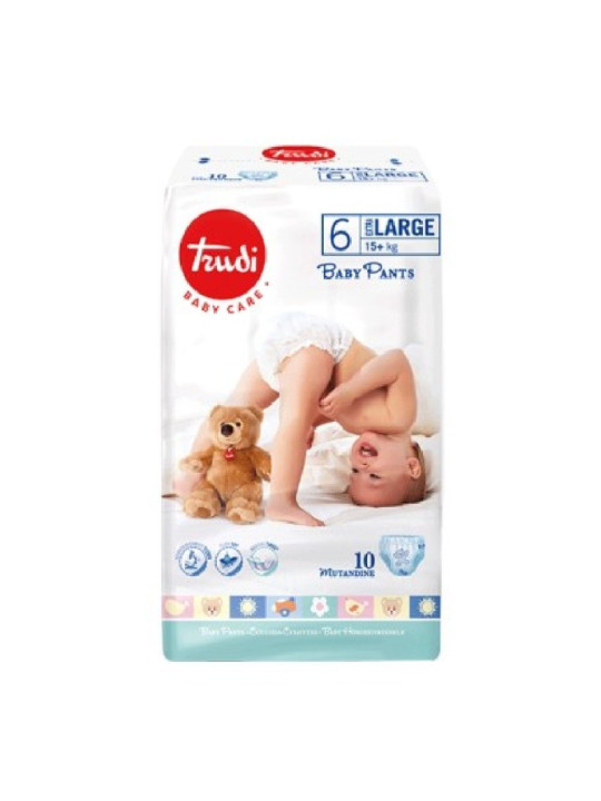 TRUDI baby pants extra large t.6 / 15+kg bt/10