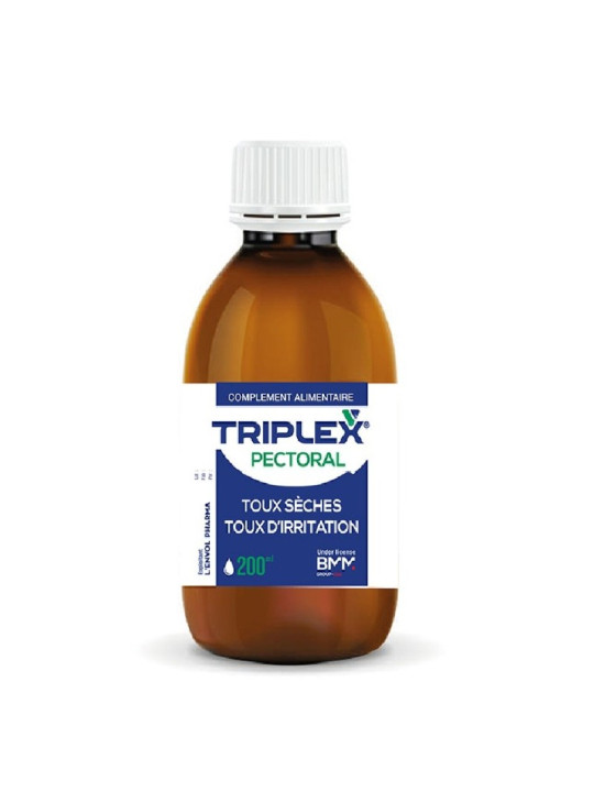 TRIPLEX sirop pectoral toux seche 200 ml