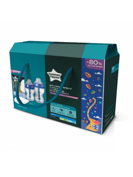 TOMMEE TIPPEE  advanced anti-colique kit naissance - bleu