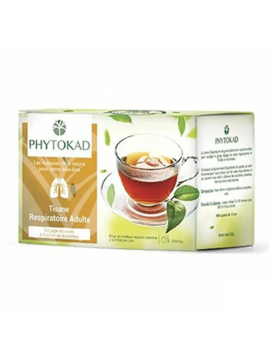 TISANE PHYTOKAD RESPIRATOIRE ADULTE 20 SACHETS