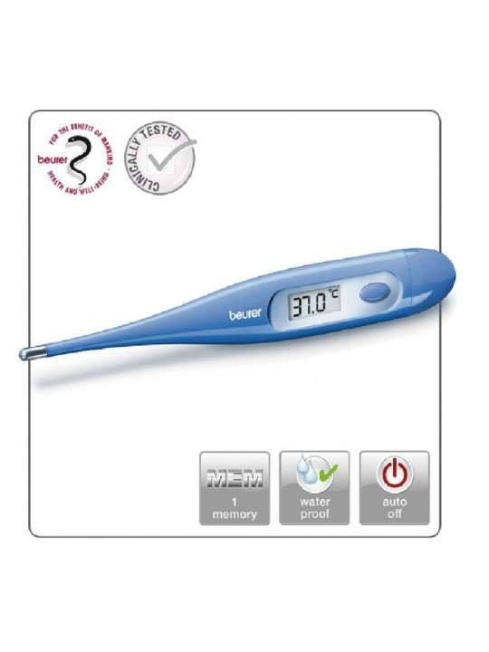 BEURER thermometre   ft09 bleu