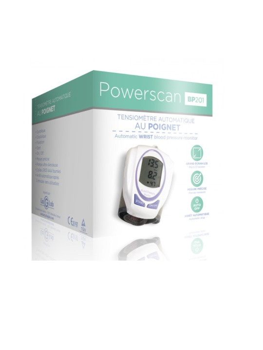 Powerscan Tensiomètre automatique au poignet BP201