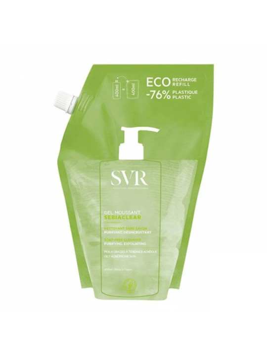 SVR sebiaclear gel  moussant 400 ml/recharge