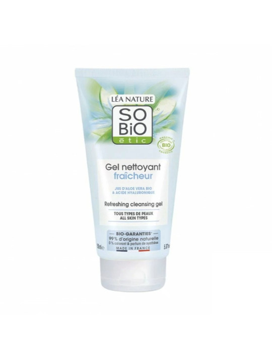 SO'BIO ETIC hydra aloe vera gel nettoyant fraicheur 150ML