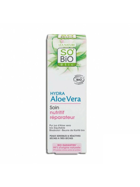 SO'BIO ETIC hydra aloe vera soin nutritif reparateur 50ml