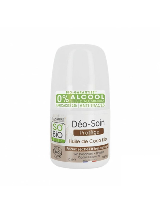 SO BIO Deo Soin Protection Huile de Coco Bio 50ML