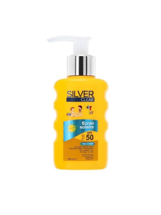 SILVER CLEAR ecran bebe   et enfant 100ml spf 50+ 100ml