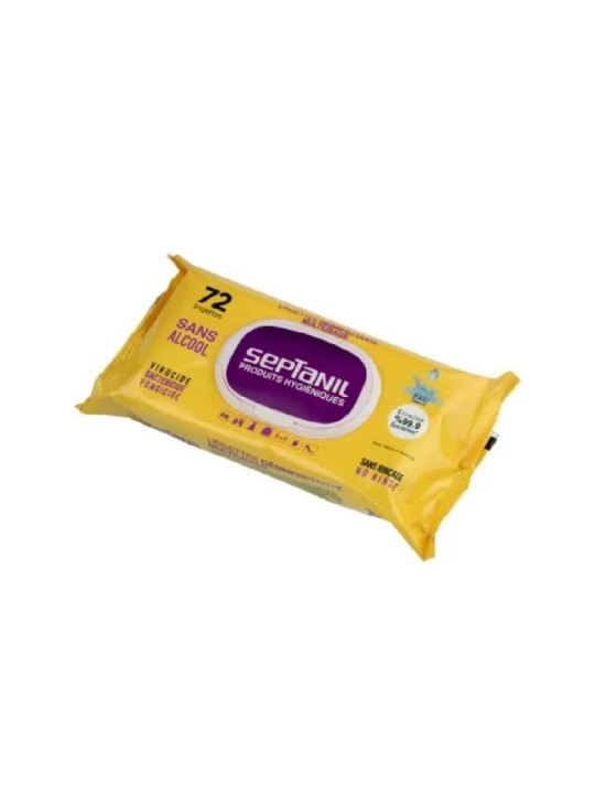 SEPTANIL lingettes desinfectantes multi usage 72 pieces