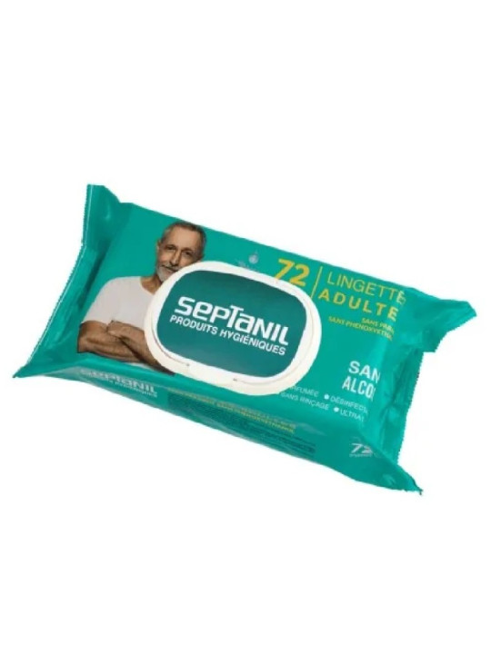 SEPTANIL lingettes desinfectante adultes 72 pieces