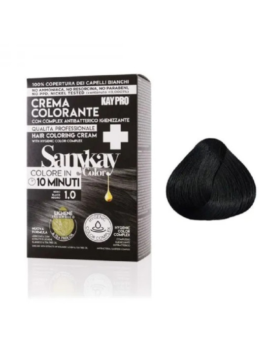 SANYKAY Crème colorante express noir 1.0