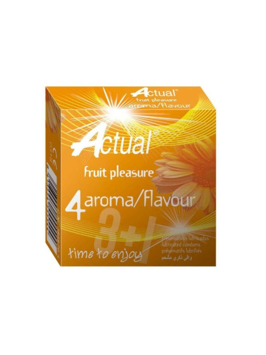 ACTUAL  PRESERVATIF FLAVOUR BT/4