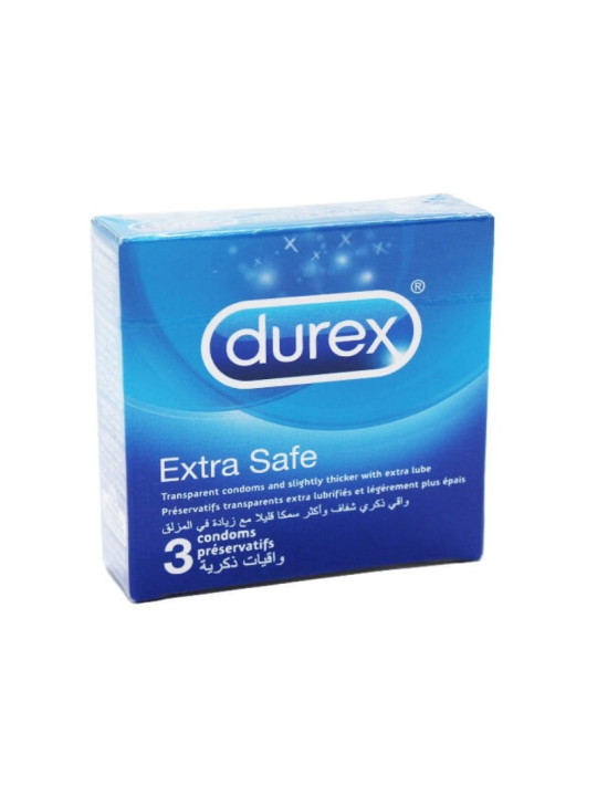 DUREX PRESERVATIF EXTRA SAFE BT 3