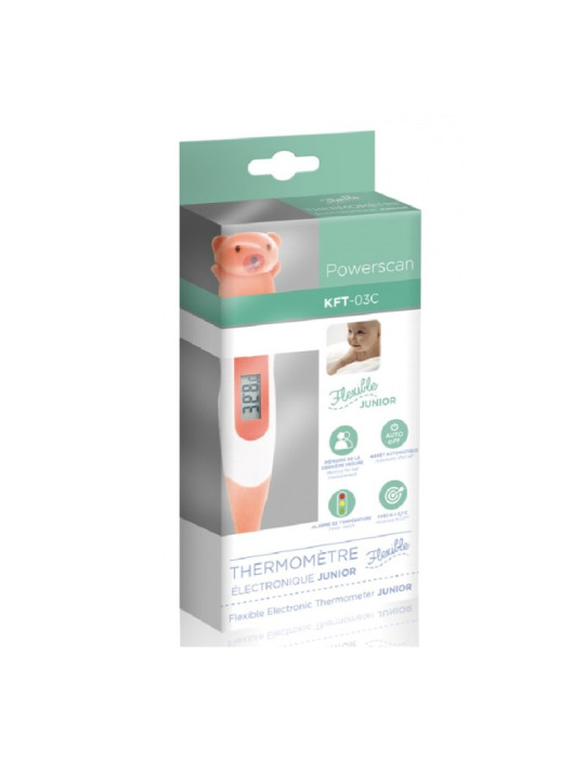 POWERSCAN Thermomètre électronique flexible Junior REF/KFT-03C