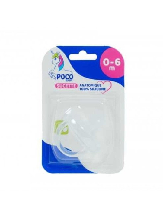 POCO SUCETTE SILICONE  0-6M