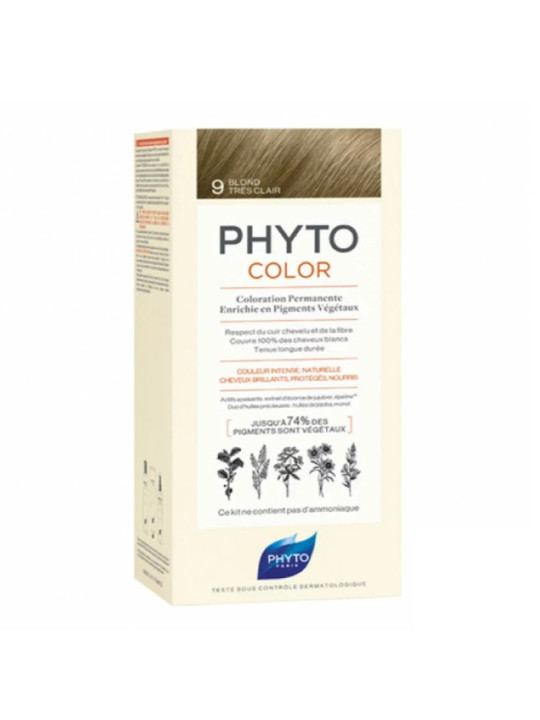 PHYTO color 9 Blond Très Clair