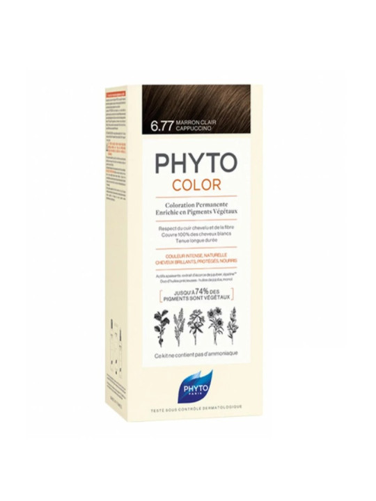 PHYTO color 6.77 marron clair cappuccino