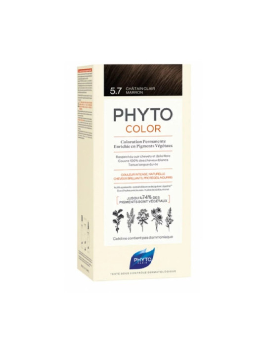 PHYTO color 5.7 chatain clair marron