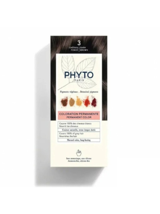 PHYTO color 3 châtain foncé