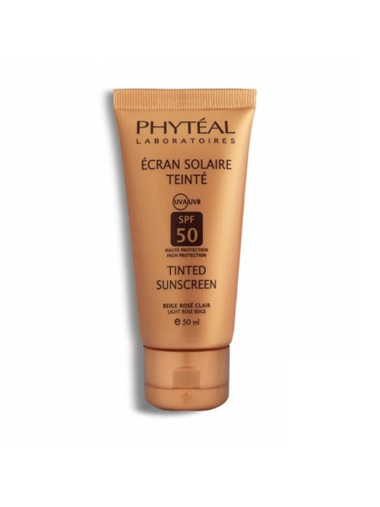 PHYTEAL ecran 50+teinte beige rose  02 50ml