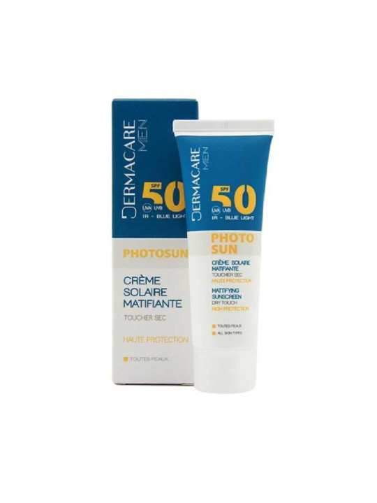 Dermacare Photosun Men Crème Solaire matifiante pour homme spf50+