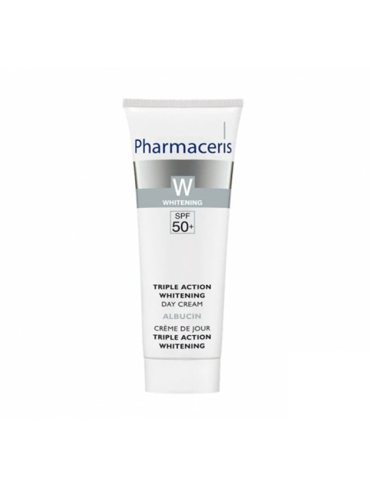 pharmaceris w albucin triple action crème de jour éclaircissante spf50+