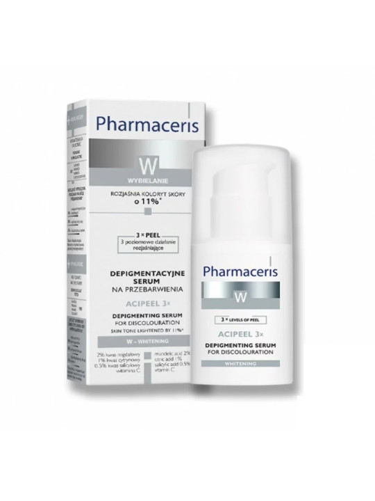pharmaceris w acipeel 3x depigmenting serum 30ml