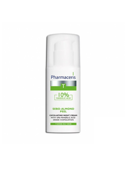 pharmaceris t sebo-almond peel crème de nuit exfoliante