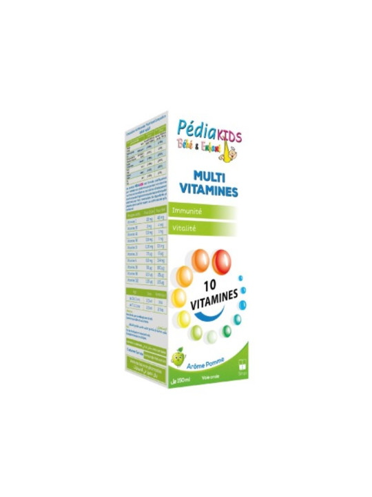 PEDIAKIDS MULTI VITAMINES POMME SIROP 150 ML