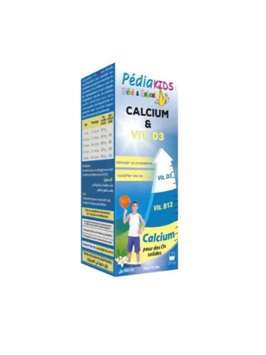 PEDIAKIDS CALCIUM & VIT D3 FL/150ML