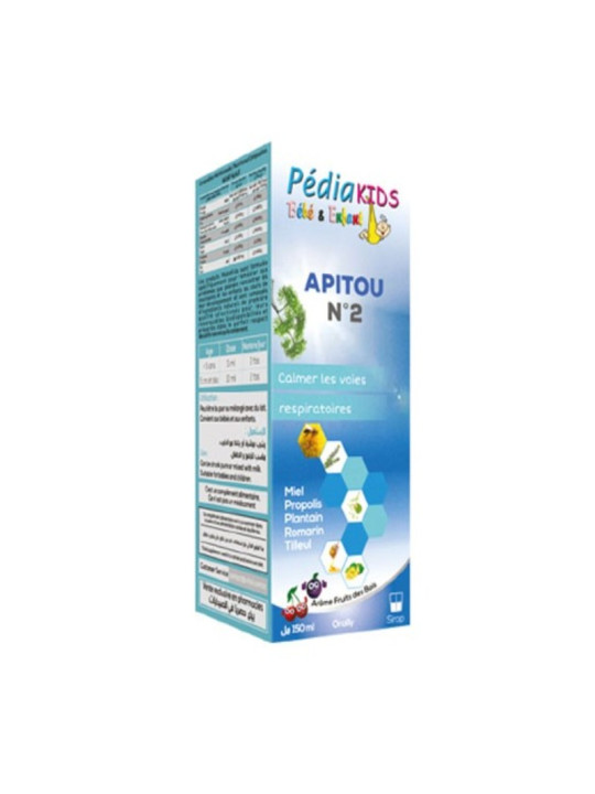 PEDIAKIDS APITOU N°2 TOUX SECHE 150ML