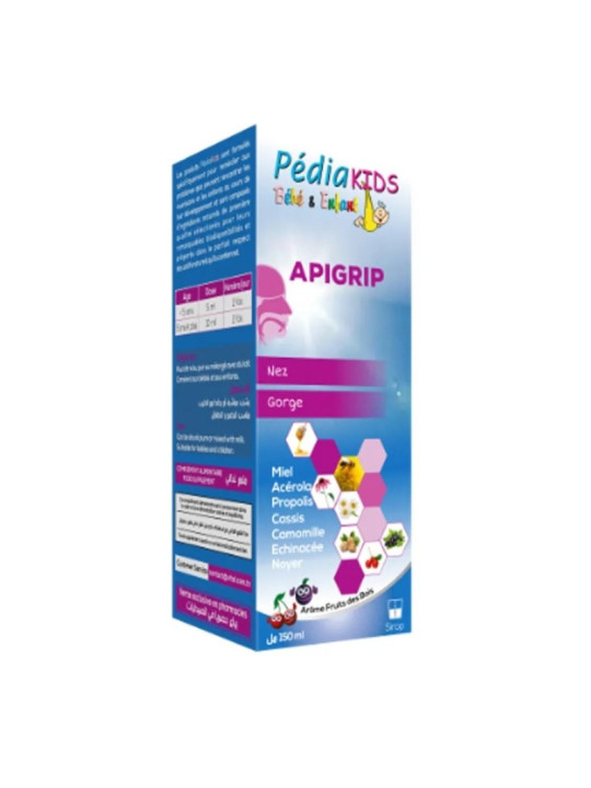 PEDIAKIDS APIGRIP NEZ ET GORGE 150ML