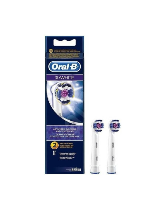 ORAL-B recharge brossette 3d white   eb18-2